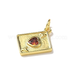 Латунные микро проложить кубического циркония подвески&nbsp;KK-I276-52G