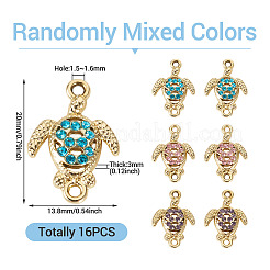 16 шт. подвески-соединители из сплава со стразами&nbsp;ALRI-TA0001-40