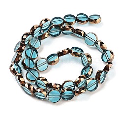 Прозрачные стеклянные бусины GLAA-H032-01-03