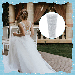 Кружевная сетчатая ткань DIY-WH0488-98C