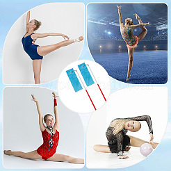 3 шт. поликоттоновые танцевальные ленты с палочкой AJEW-CN0004-17