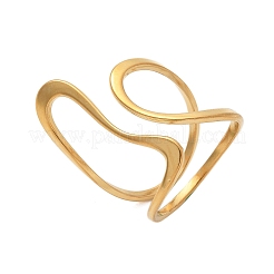 Кольца-манжеты из нержавеющей стали 304 для женщин RJEW-Z077-01G-08