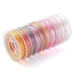 10 рулон 3-слойного металлического полиэфирного шнура&nbsp;MCOR-CJ0001-07A