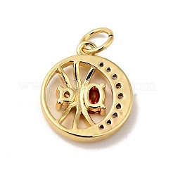 Подвески из латуни с микро павекубическим цирконием&nbsp;KK-H431-26G