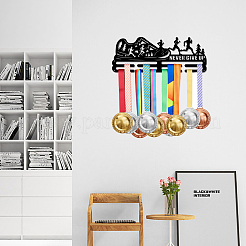 Спортивная тема железная вешалка для медалей настенная стойка для дисплея&nbsp;ODIS-WH0021-566