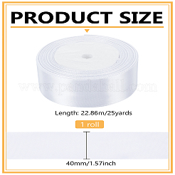 25 ярд односторонней однотонной атласной ленты&nbsp;OCOR-LP0002-66