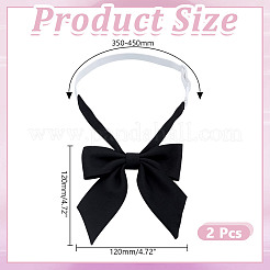 Галстуки с бантом из полиэстера&nbsp;AJEW-WH0678-55A