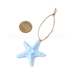 Подвесные украшения из непрозрачной смолы&nbsp;HJEW-JM04558