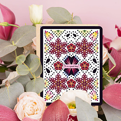 Трафареты для резки углеродистой стали для цветов DIY-WH0309-1355