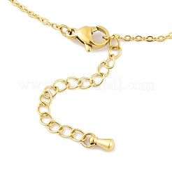 Ионное покрытие (ip) 304 нержавеющая сталь звенья цепи браслеты для женщин&nbsp;BJEW-H606-10E-G