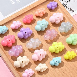 50 шт. Непрозрачные акриловые бусины&nbsp;MACR-YW0003-54