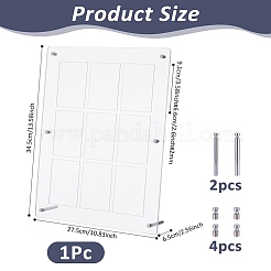PVC-Desktop-Sportkarten-Organizerhalter&nbsp;AJEW-WH0248-918B