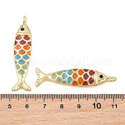 Pendentifs d'émail en laiton &nbsp;KK-CBA3297-05C-G