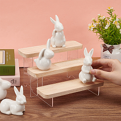 3-уровневые прозрачные акриловые минифигурки с подставкой для дисплея DIY-WH0410-33A