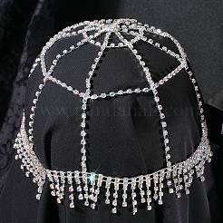 Stirnbänder aus legiertem Strass-Mesh&nbsp;OHAR-WH20005-32P