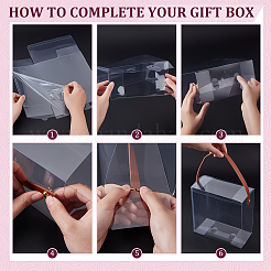 Transparente Plastiktüte Geschenkverpackung&nbsp;CON-WH0085-104B