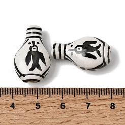 Фарфоровые бусины ручной работы&nbsp;PORC-K012-14B