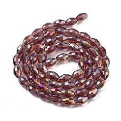 Trasparenti perle di vetro placca fili&nbsp;EGLA-A037-T6x8mm-B13