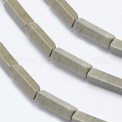天然石瑪瑙ビーズ連売り  染め＆加熱  直方体の  ミックスカラー  8.5~9x2.5x2mm  穴：0.5mm  約47個/連  15.5インチ&nbsp;G-K265-07