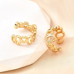 Серьги-манжеты из латуни EJEW-F370-16G