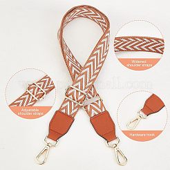 Регулируемый ремень для сумки из хлопка в полоску&nbsp;AJEW-WH0254-63A