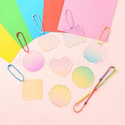 20шт 10 стиля акриловые пустые подвески&nbsp;DIY-CJC0002-012