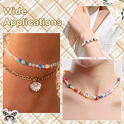 120шт 12 цвета круглые бусины из смолы с имитацией кошачьего глаза RESI-CJ0004-65