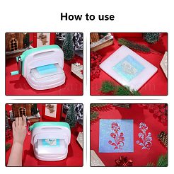 Трафареты для резки штампов из углеродистой стали с цветочным дизайном&nbsp;DIY-WH0170-010