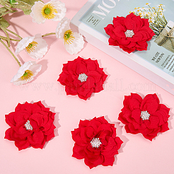 Аксессуары для украшений из полиэстера и стразов&nbsp;DIY-WH20063-015B