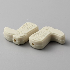 Силиконовые бусины&nbsp;LS-SIL-WH0001-51A