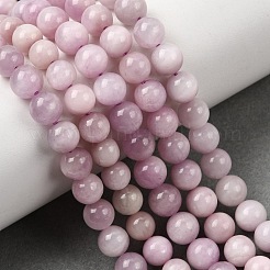 Runde natürliche kunzite Perlen Stränge&nbsp;G-K068-28-6mm