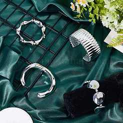1 ensemble de bracelets et joncs en plastique CCB pour femmes&nbsp;BJEW-SP0001-37