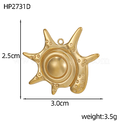 Pendentifs en acier inoxydable 304&nbsp;SA-OY002-41G