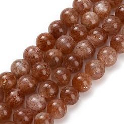 Натуральный Sunstone бисер пряди G-L631-A04-6mm