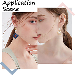 300шт латунная проволока для сережек KK-SC0004-84G