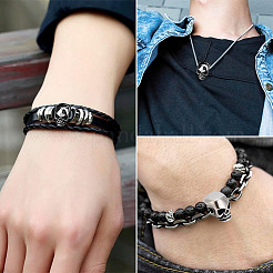 10 шт. бусины из хирургической нержавеющей стали 316 на Хэллоуин&nbsp;STAS-ME0002-89