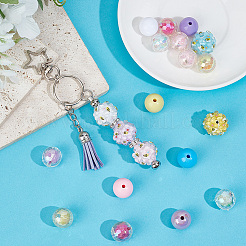 5 Stück 5 Farben handgefertigte Polymer Clay Perlen&nbsp;CLAY-PA0001-48