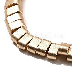 Нити синтетических немагнитных гематитовых бусин с 2 отверстием G-L613-A01-01H