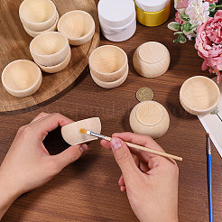 Деревянная чаша&nbsp;DJEW-WH0042-114