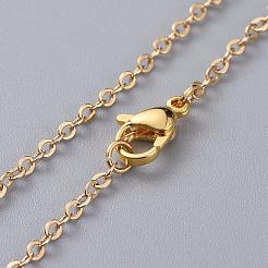 ナチュラルバロックパールケシパールペンダントネックレス  天然パールのビーズで  真鍮の花のリンク  真鍮製アズキチェーン  304ステンレススチール製のロブスタークロウ留め金と厚紙製の梱包箱  ゴールドカラー  23.81インチ（60.5cm）&nbsp;NJEW-JN02652