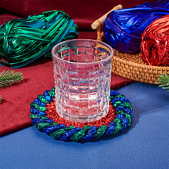 3 шт. 3-х цветная блестящая полиэстеровая лента&nbsp;OCOR-MB0001-01E