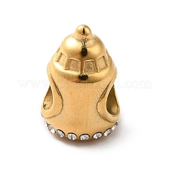 Ионное покрытие (ip) 304 нержавеющая сталь эмаль европейские бусины STAS-G308-24G