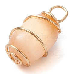 Подвески из окрашенного натурального селенита PALLOY-JF02965