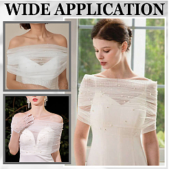 1 Stück Polyester-Gaze-Vorfach&nbsp;AJEW-HY0003-18B