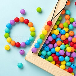 7 цвет пищевой экологически чистый силиконовый шарик SIL-LS0001-02A