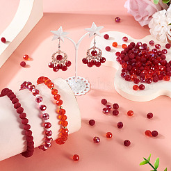 200шт 4 цвета стеклянные бусины&nbsp;EGLA-TA0013-42A