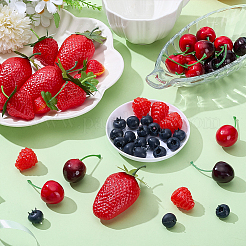 60шт пластиковая имитационная модель фрукта&nbsp;AJEW-WR0002-94