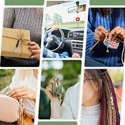 20 шт. подвеска с натуральными и синтетическими драгоценными камнями HJEW-PH02093