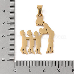 День матери ионное покрытие (IP) 304 подвески из нержавеющей стали STAS-U002-03G