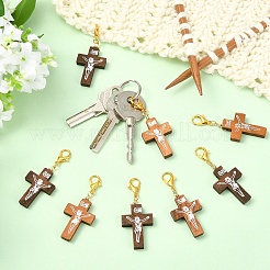 20pcs 2 estilos de aleación de esmalte colgante decoraciones&nbsp;HJEW-YW00388